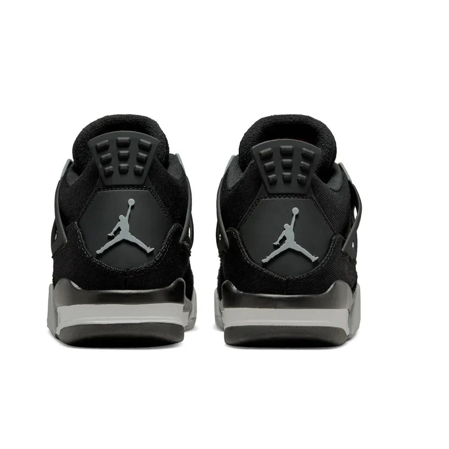Jordan Air Black Canvas 4 GS Retro 0727